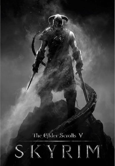 GBeye Poster - Skyrim Dragonborn - 91.5 X 61 Cm - Multicolor