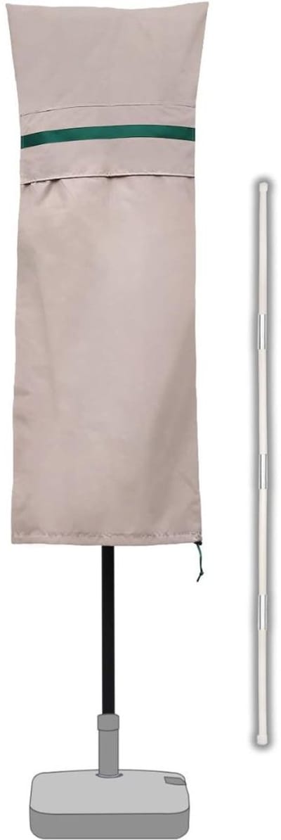 Parasolhoes voor Zweefparasol - Parasol hoes Staande Parasol - Beige