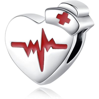 Nouveau Charm Pendentif Tortue Médecin Authentique Cuivre Ambulance Collection Convient Bracelet Authentique Bijoux Collier Bijou Mode Femme Bijoux white