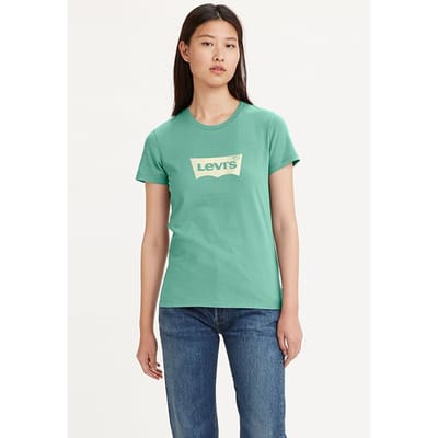 Levi's The T-shirt Green Größe: XS | Hemden Outlet | Damen | Grün
