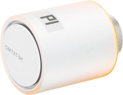 Thermostaatkop - Slimme radiatorafsluiter - Energie Besparen - Traploze Temperatuurmeting - Ø 58 mm - Wit