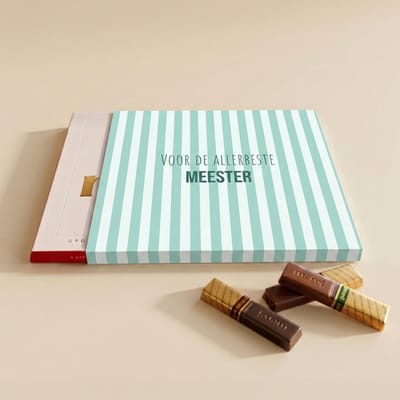 Merci Chocolade | Chocoladecadeaus | Bedankt | Cadeau | Allerbeste Meester | 250 gram | Fotofabriek