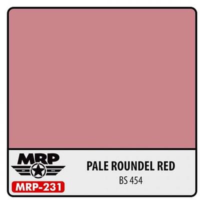 Mr. Paint MRP-231 - Pale Roundel Red (BS454) – 30 ml verf voor Airbrush & Detailwerk