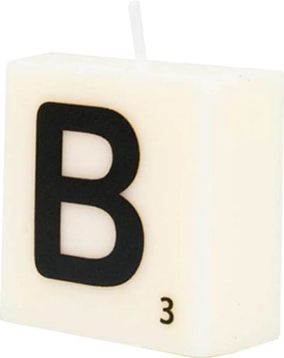 Letter Kaarsje - B