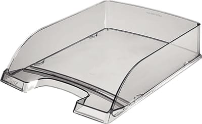 Brievenbak Leitz Plus A4 transparant rookglas | 5 stuks