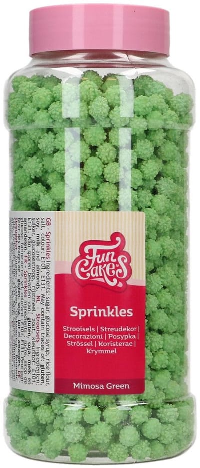 FunCakes Suikerdecoraties - Mimosa - Groen - 500g - Eetbare Taartdecoratie