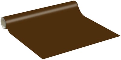 Decoratieve zelfklevende vinylfolie op rol per meter - Wasbare, waterdichte sticker voor muren, keukens en meubels - 60 cm x 30 m - Chocoladebruin