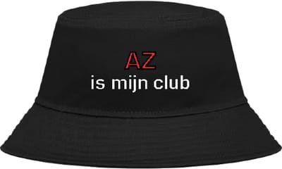 Buckethoed met tekst: AZ is mijn club.