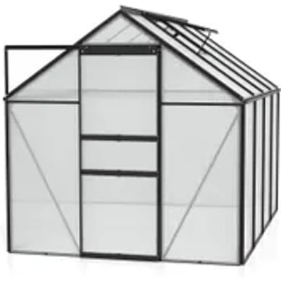 Vitavia Tuinkas Kit Comet 5000 - Polycarbonaat - 4mm - 5,01m² - 257x195x197cm - Zwart