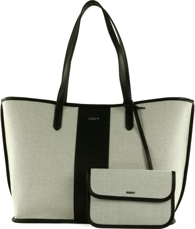 DKNY Schoudertas Shopper Hallie Tote Blk / Natural Crème