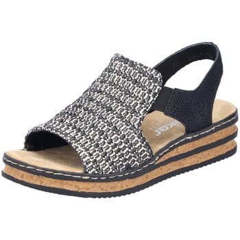 Sandalen met sleehak Rieker -