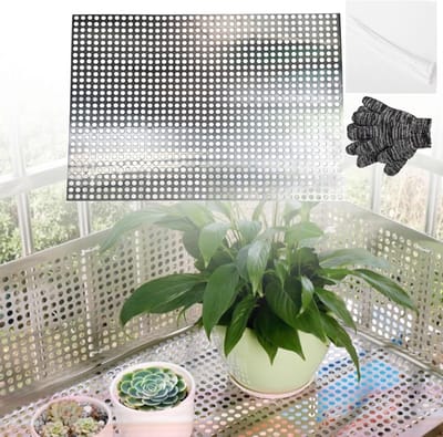 Katten Balkonnet - Veiligheidsnet Anti-Val - Huisdieren Beveiligen - Roestvrij Staal 304 - 40 cm - Zilver