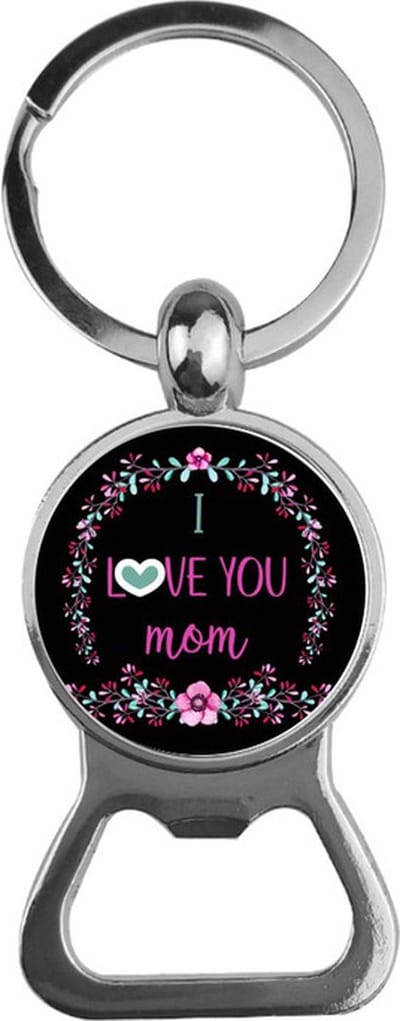 Bieropener Glas - I Love You Mom