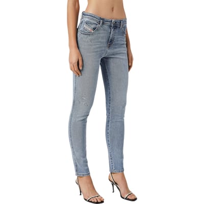 Diesel Jeans Babhila Vrouw blauw