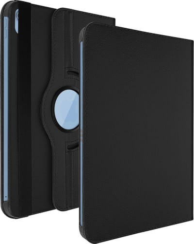 Avizar Hoesje Geschikt voor iPad 10.9 2022 360° Draaibare Standfunctie Horizontaal en Verticaal, Zwart