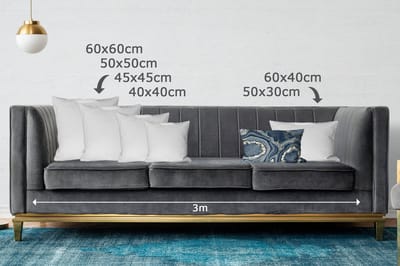 Sierkussens - Kussentjes Woonkamer - 50x30 cm - Geode - Goud - Marmer - Stenen