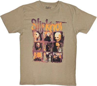 Slipknot - The End So Far Grid Photos Heren Tshirt - S - Bruin
