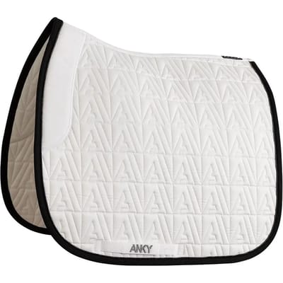 Anky Zadeldek Anky Twill Dressage Wit-zwart