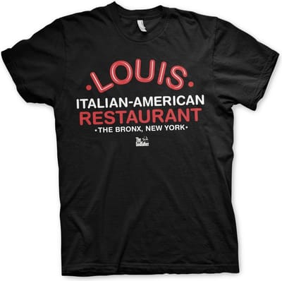 The Godfather Louis Restaurant T-shirt zwart