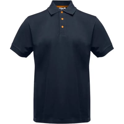 Polo met contrasterende knopen Pen Duick