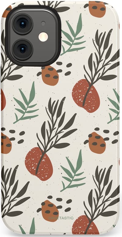 Casetastic Hoesje Geschikt voor Apple iPhone 12 Mini - Stijlvolle Beschermende Duo-layer Case - Zongetint