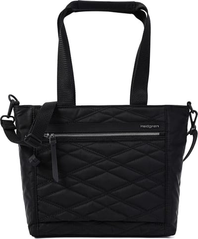 Hedgren Schoudertas Inner City Zoe Tote New Quilt Full Black Zwart