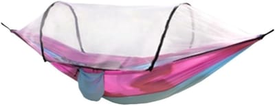 Kampeer Hangmat - Buitenbed - Ontspannen Buiten - Anti Rol Over - 1.2 kg - Roze