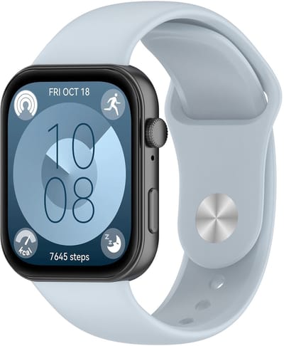 By Qubix - Siliconen sportband - Lichtblauw - geschikt voor Huawei Watch Fit 5 / 4 / 3