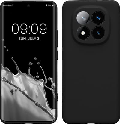 kwmobile telefoonhoesje geschikt voor Xiaomi Redmi Note 14 Pro+ 5G / Redmi Note 14 Pro Plus 5G - Hoesje voor smartphone - Precisie camera uitsnede - In mat zwart