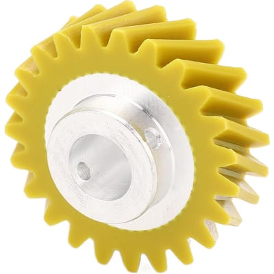 W10112253 Pièce de rechange Engrenage à vis sans fin jaune pour mélangeurs 4162897 5K45SS 5K5SS 5KPM5 white