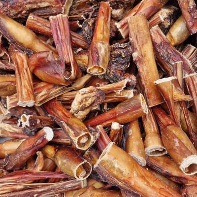 Bullepees Puntjes a 15cm - 1000 gram - Vers Gedroogde hondensnack