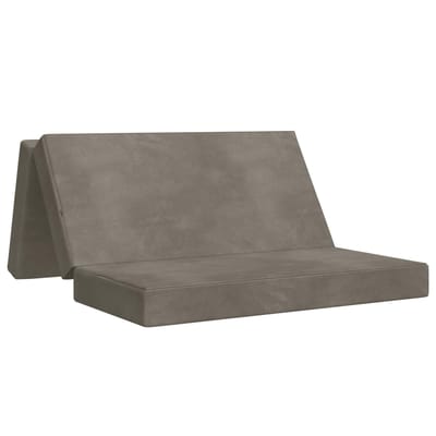 vidaXL - Vouwbare - Sofa - Bed - 180 - x - 67 - x - 45 - cm - Lichtgrijs