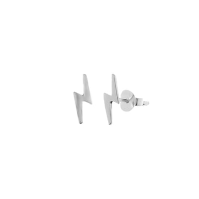 WeLoveSilver oorstekers - zilveren bliksemschicht - 925 zilver - 11 mm
