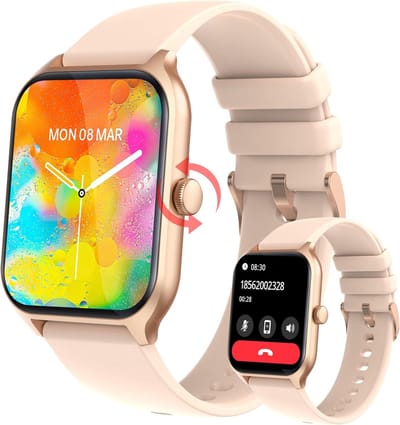 SAMTECH Smartwatch Ultra Pro Series 9- Dames & Heren – horloge - Stappenteller, Calorie Teller, Slaap meter, HD – IOS & Android - Rose Goud