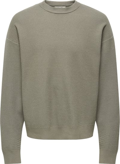ONLY&SONS - ONSVIEW LS JAQUARD CREW DS NOOS - Heren - Gebreide truien