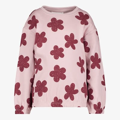 Name It meisjes trui met bloemen roze - Maat 92