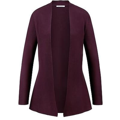 Vest 100% SUPIMA®-katoen lange mouwen Van Peter Hahn paars