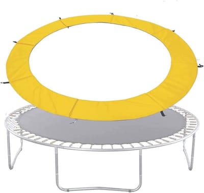 Trampoline Randbescherming - Veiligeafdekking - Veilig Spelen - Waterdicht PE Materiaal - 13FT - Geel