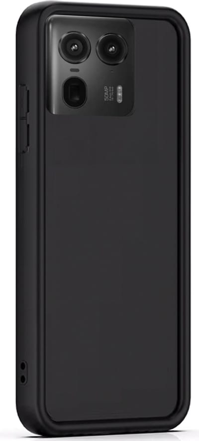 Hoesje geschikt voor Motorola Edge 50 Ultra - Versterkte randen - Bescherming Camera & Scherm - Matte Design Jet Zwart