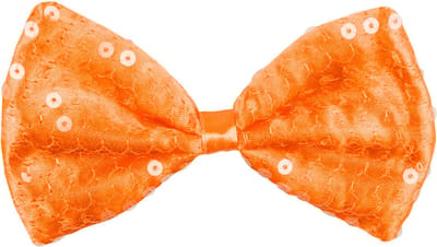 Boland - Vlinderstrik Spangles Oranje - Volwassenen - Unisex - Showgirl