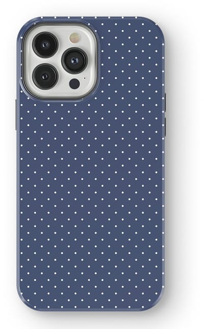 Micro Dots Tough Hoesje geschikt voor iPhone 13 Pro Max | Geschikt Voor Mag | Stippen Motief Backcover geschikt voor iPhone 13 Pro Max Indigo Spark