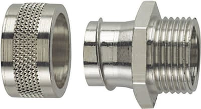 HellermannTyton 166-31005 PSC25-FM-M25 Slangbevestiging Metaal M25 21.10 mm Recht 1 stuk(s)