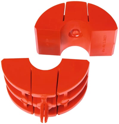 ROTHENBERGER Spanbekkenset voor ROCUT 110, 50mm, 2 halve schalen - 55025
