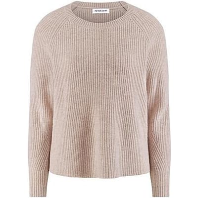 Trui kasjmier Van Peter Hahn beige
