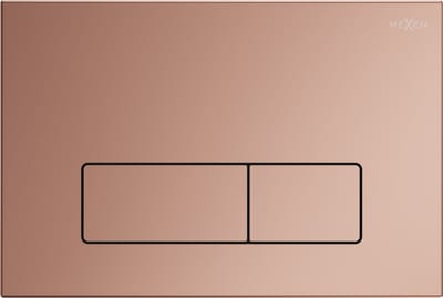 Mexen Fenix 13 slim doorspoelknop, roze goud - 601305