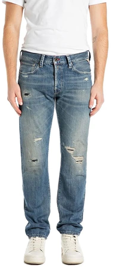 Replay M1039r.000.81496r Spijkerbroek Blauw 33 / 30 Man
