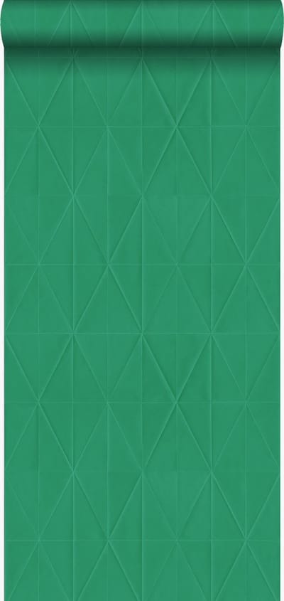 Origin Wallcoverings behang grafische vorm groen - 53 cm x 10.05 m - 347215