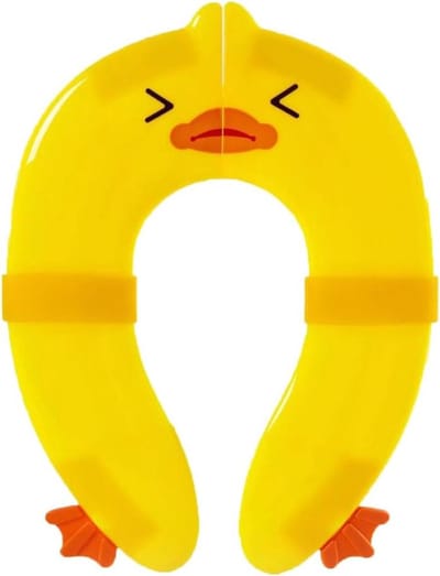 Opvouwbaar Toilet - Reis Potje - Zindelijkheidstraining - Veilig Antislip - 20 cm - Geel