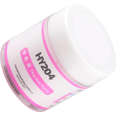 Pâte thermique Pâte silicone Bonne isolation Refroidissement HY204 pour dissipateur thermique CPU 10g white