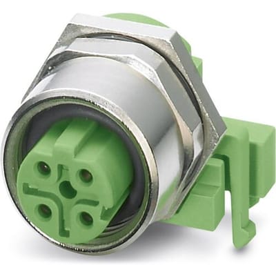 Phoenix Contact 1534630 Sensor/actuator inbouwconnector M12 Aantal polen (sensoren): 4 Bus, inbouw 10 stuk(s) Piece